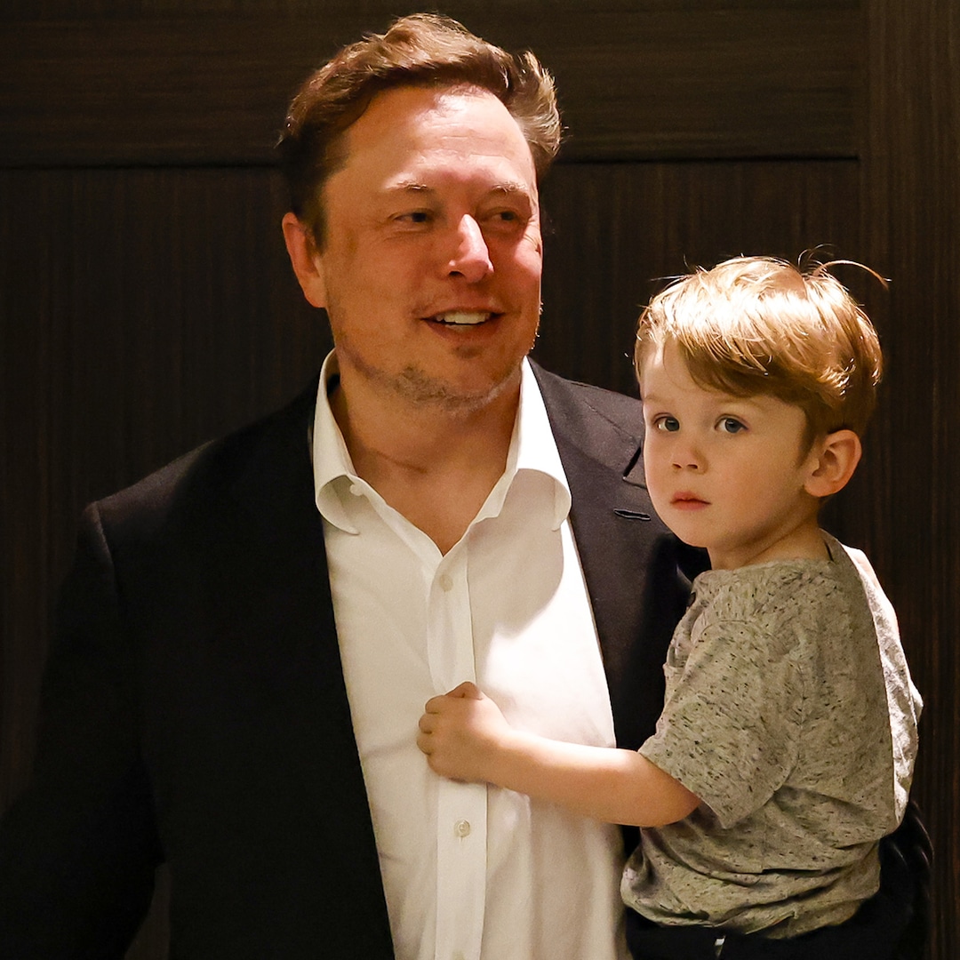 See Elon Musk Play With His and Grimes’ Son X AE A-XII in Rare Photos
